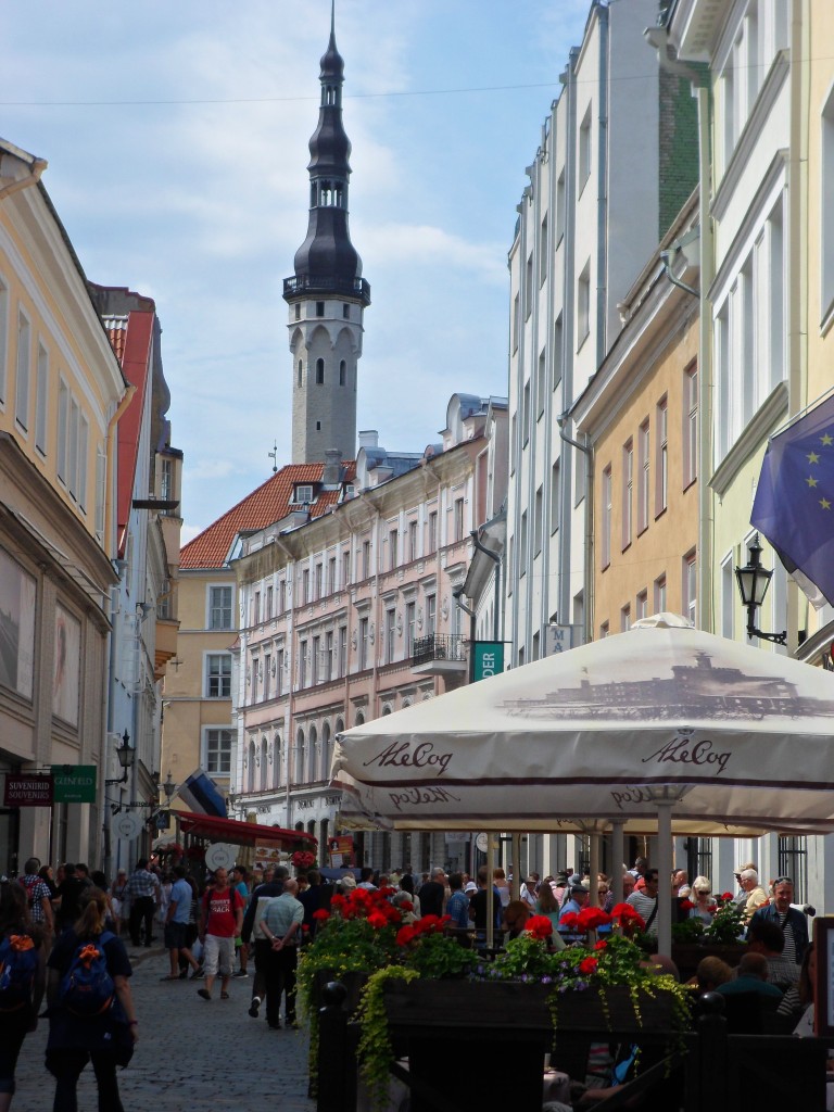 The bustle of Old Town Tallinn