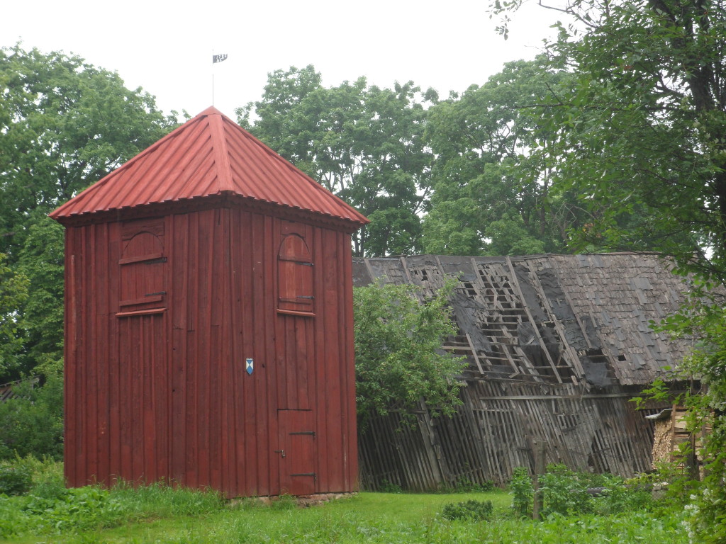 Former bell tower to a one-time cemetery