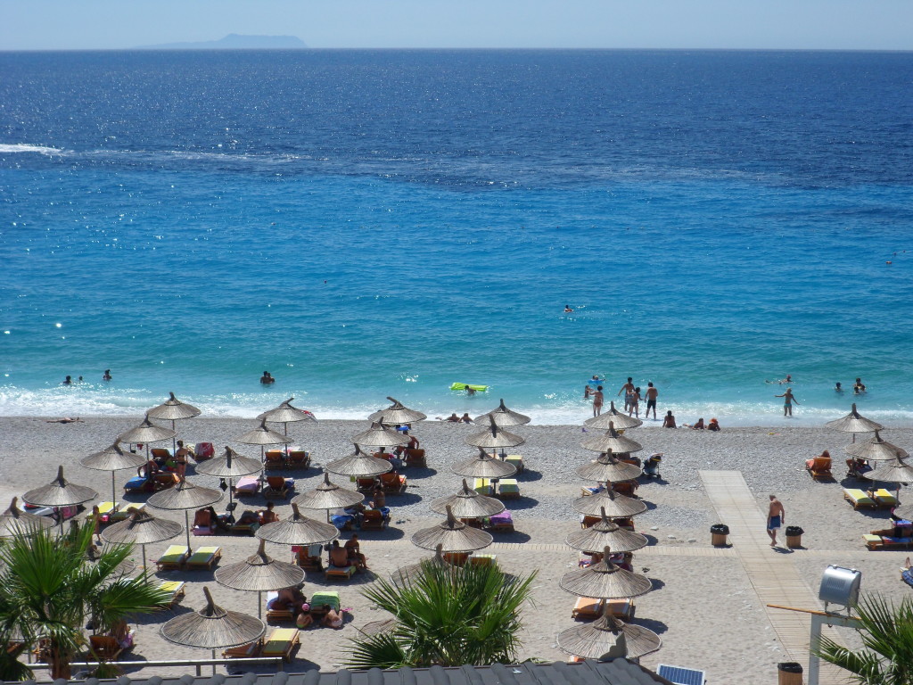 The beach near Dhërmi