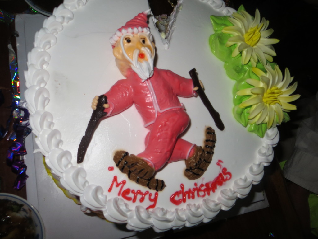 Our Christmas cake in Mandalay