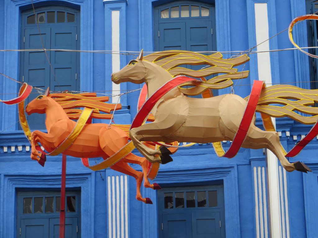 Imagine our surprise to learn that Chinese New Year's - bringing in the Year of the Horse - is the day-after-tomorrow. There are horses all over the city.