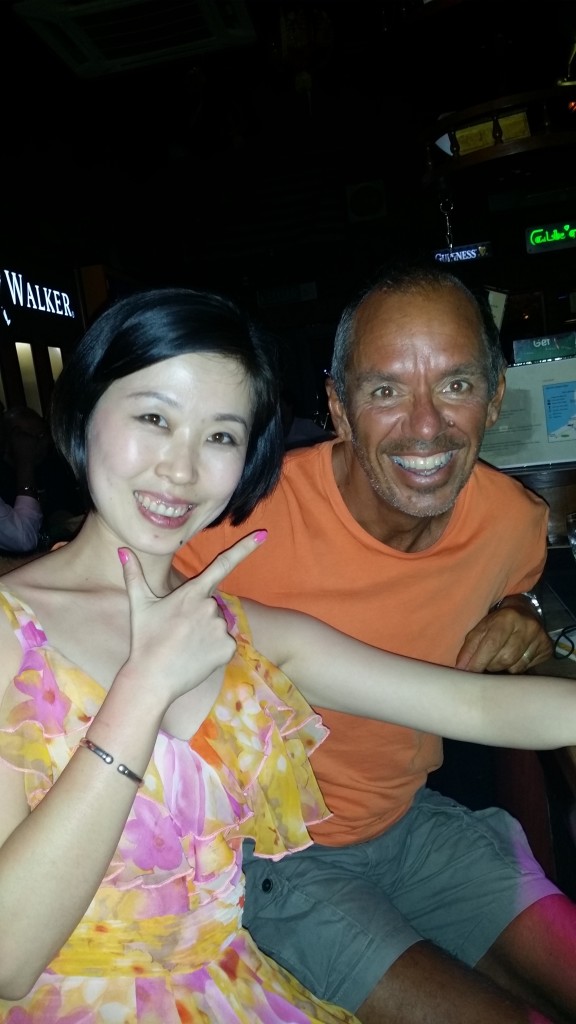 We went to a bar our first night with a fun live band and sat next to this cute Chinese woman and her husband/boyfriend. The crazy thing about chatting with them was that they're from Dalian. Never heard of it? Neither had we, yet it's a city of 6.1 million people, bigger than any U.S. city except New York. That's China!