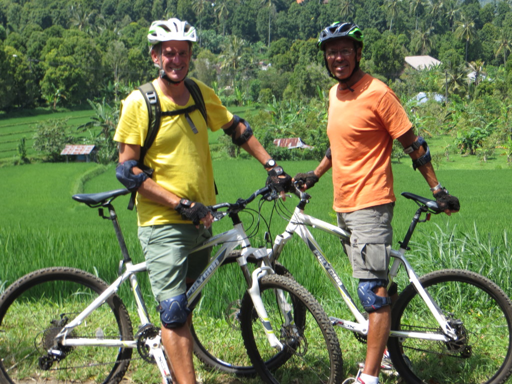 Riding through Bali