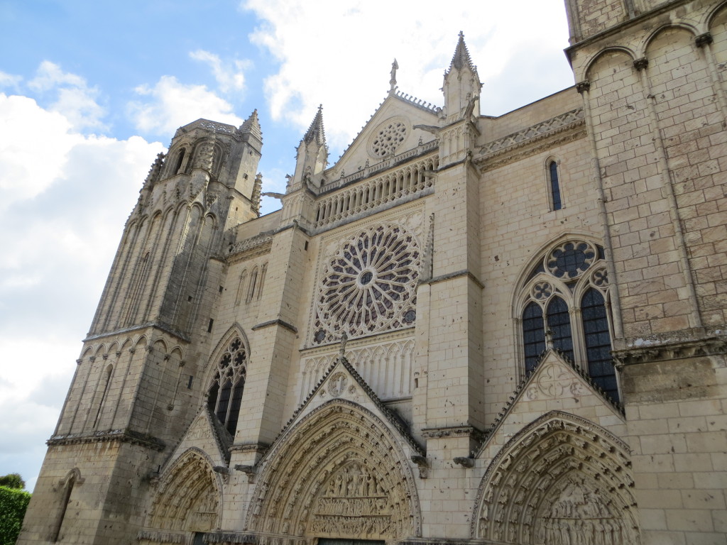 Poitiers' Cathedral, where Eleanor of Aquitaine married Henry, the crown prince of England