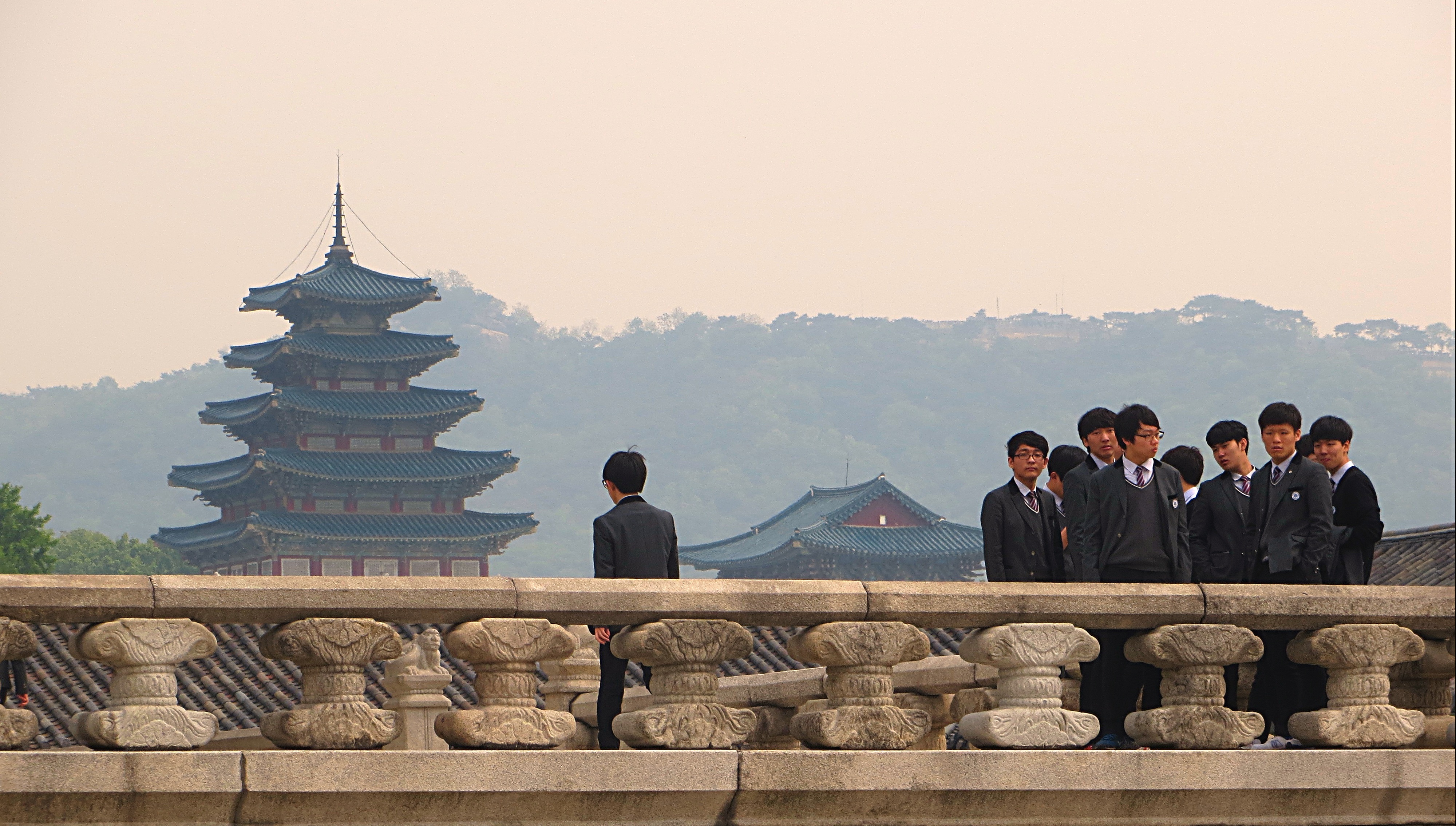 a view of changdeokgung, a 16th century palace that today is a