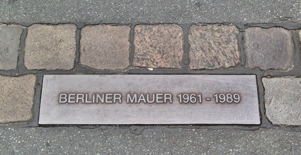 You're walking around and just kind of randomly see something like this, memorializing the Berlin Wall. In retrospect, given how prominent it was and how permanent it seemed, it's surprising to be reminded that the wall stood for only 28 years.