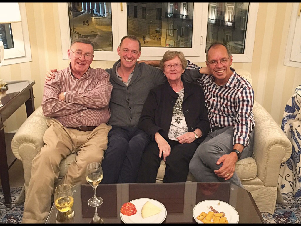 Drinks and snacks before dinner with Mark's parents. We've been very lucky to be able to meet up with family and friends periodically throughout this adventure.
