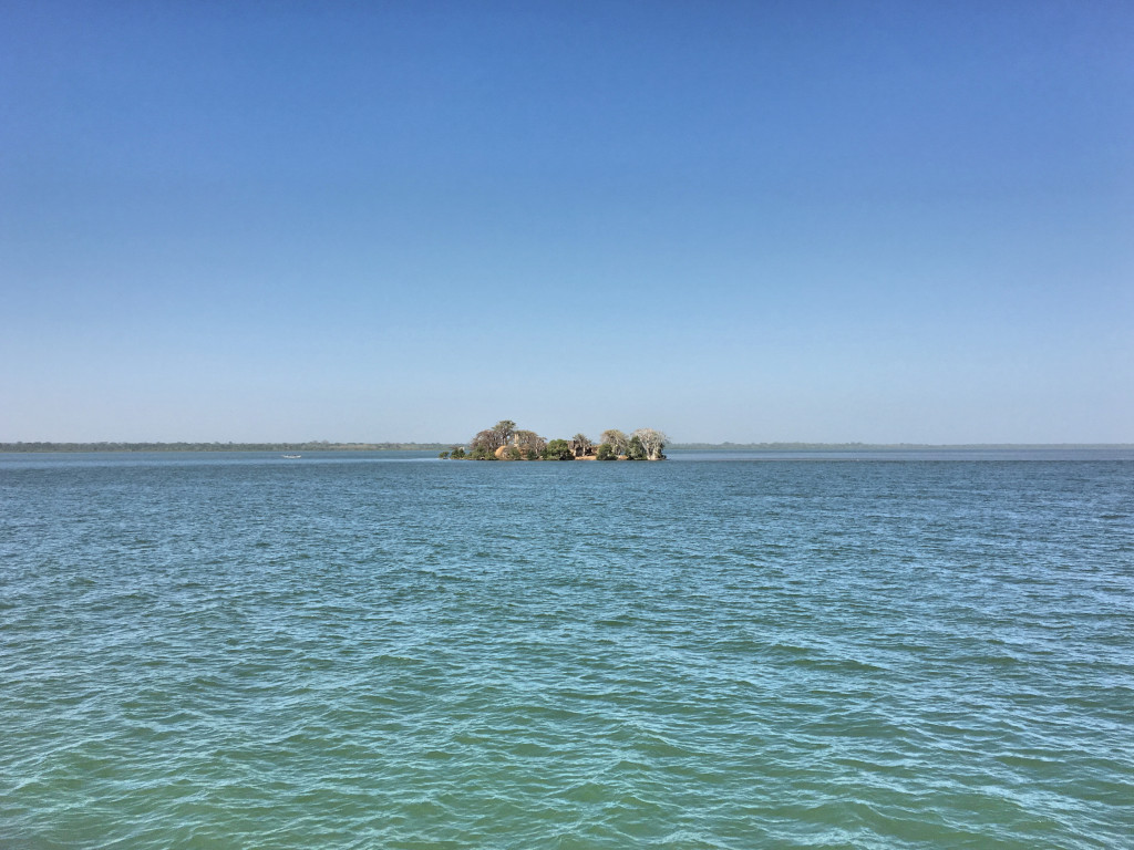 James Island - now Kunte Kinte Island - where slaves were held up to two weeks before being shipped to the New World