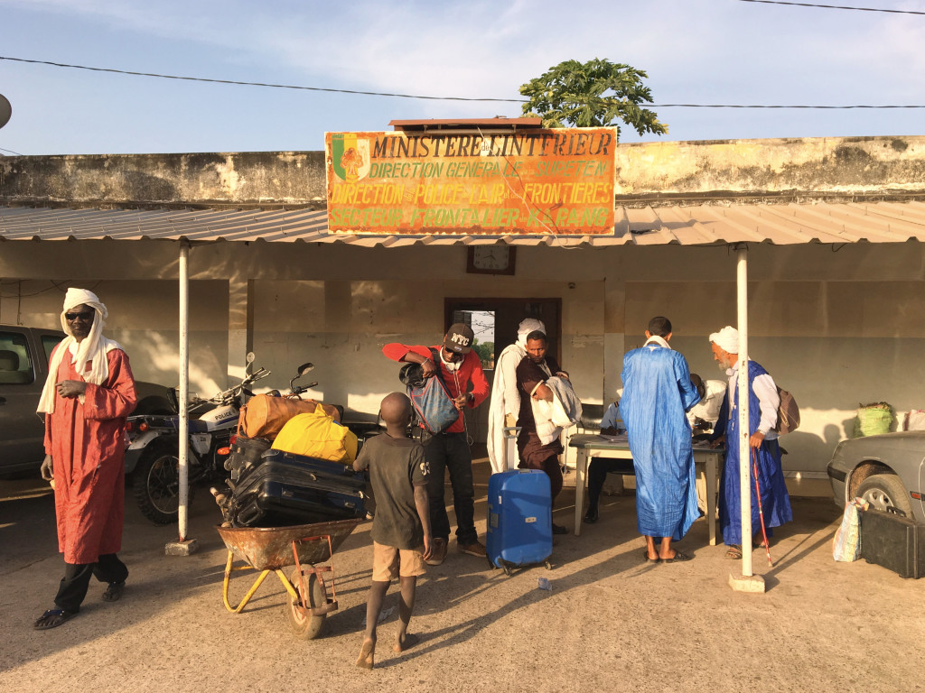 And then it was back into Senegal. This is border control, somewhat more low-tech than what you experience at airports.