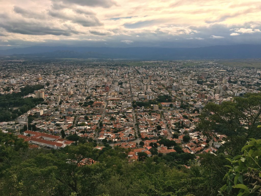 View of Salta from St. Bernard Hill