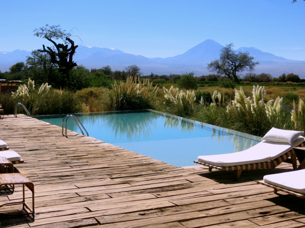 Oh, and after all that hiking? We could always hang around the lodge's small but beautiful pool with a great view of the mountains