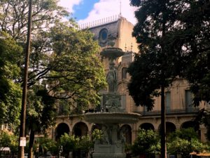 There was great architecture around the central plaza