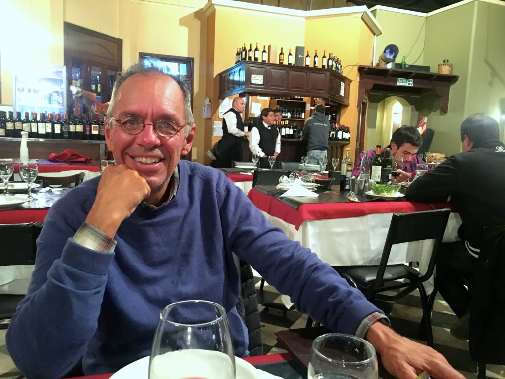 A very happy diner