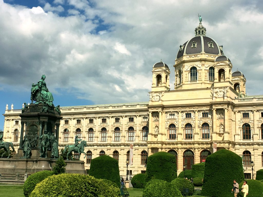 Vienna is great old palaces