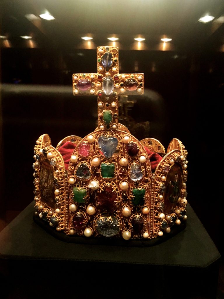 The Treasury had lots of crowns and gems and all that stuff