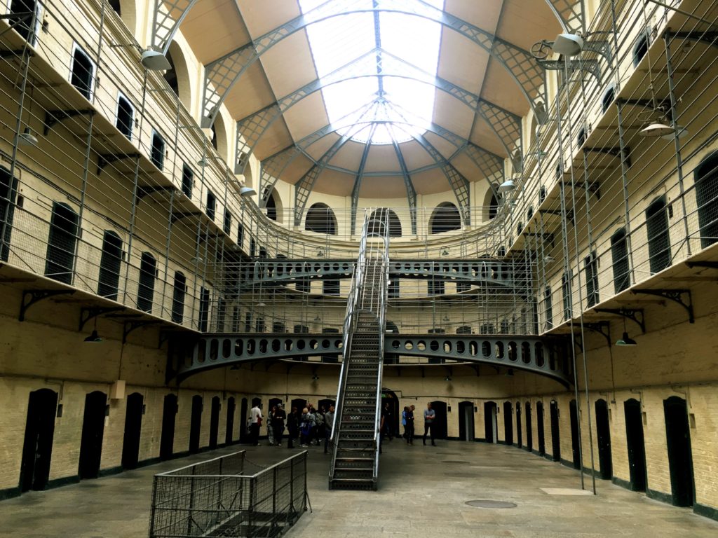 Inside the jail. It looked like a movie set, and indeed, scenes from several movies have been filmed here.