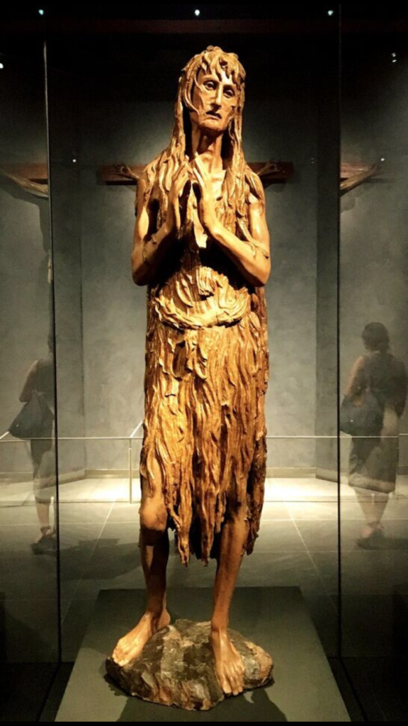 Meanwhile, over in the Grand Museum of the Duomo was this grand Mary Magdalene - living as a saintly hermit after the crucifixion - by Donatello. It looked so modern it was hard to believe it was well over 500 years old.