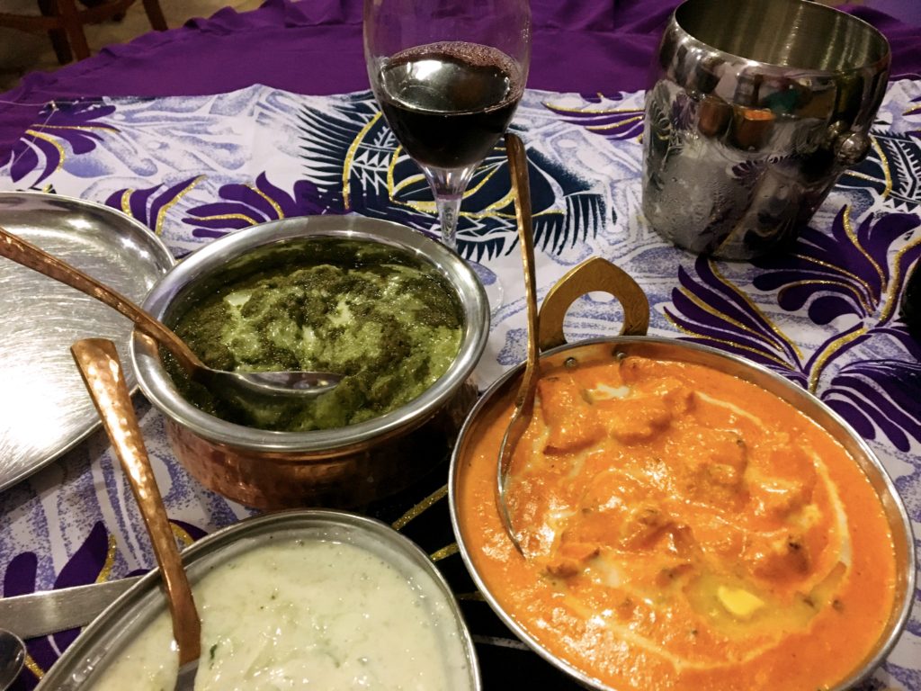 We found a great Indian restaurant in Apia. Great food, big portions, chilled red wine, all at half the price of any other decent restaurant in the city.