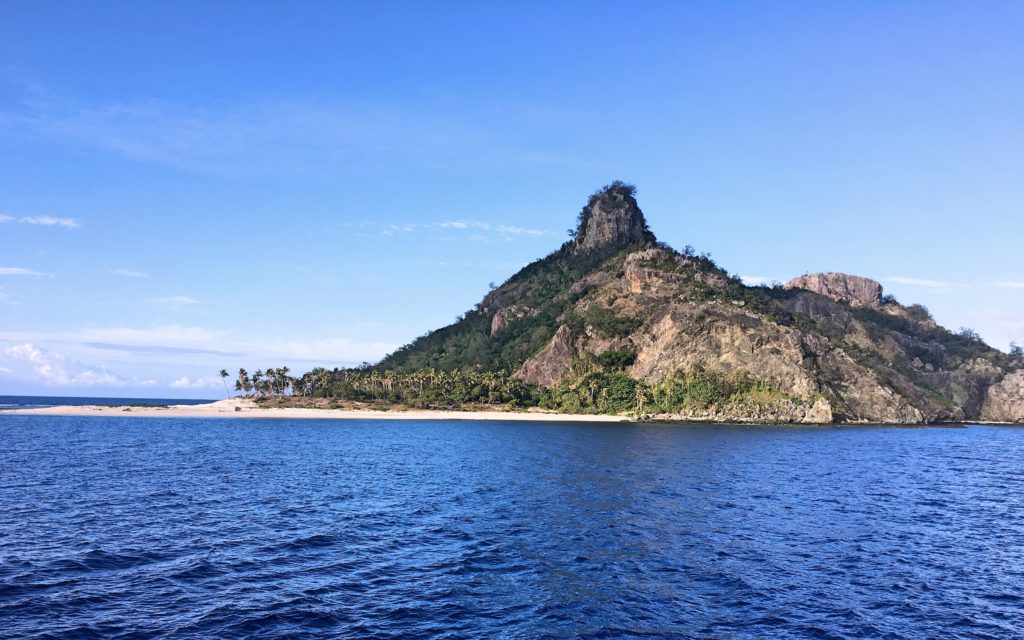 A swim stop on our first day that just happens to be the island where the Tom Hanks movie