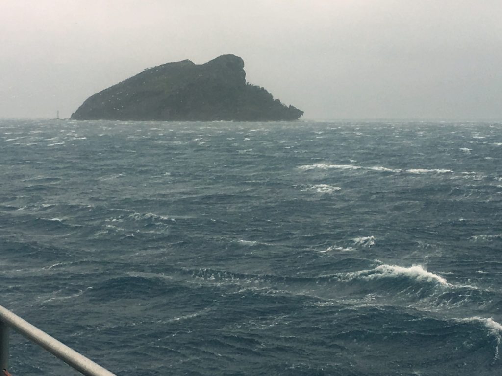 I couldn't get a shot of the storm when the waves were really heavy, because it wasn't safe to stand close to the edge. Trust me, though, it was a real storm.