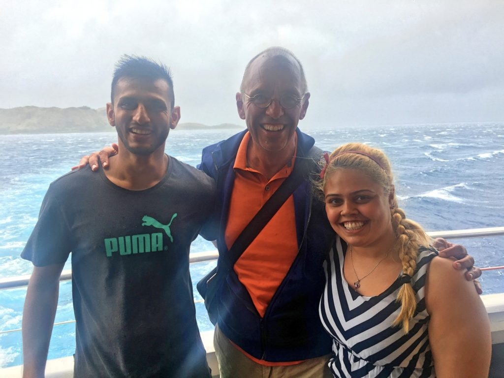 Here I am with Nazir and Sharon. She won the trip from her employer and he's just along for the ride. Not bad!