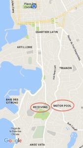 When you look at a map of Noumea you see districts with names like Receiving and Motor Pool, strange names for a Francophone city. Given it's history as HQ for the U.S. Military during WWII, though, I guess it makes sense.