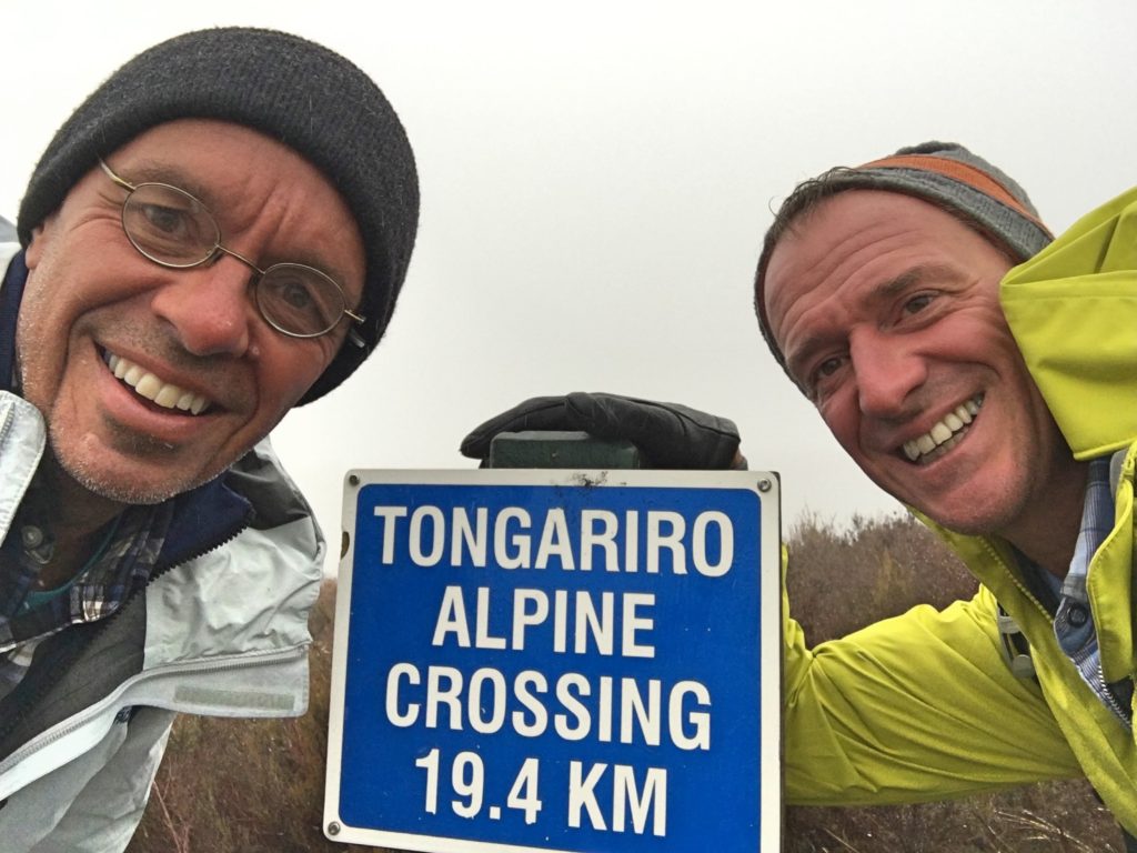 Here we are, happy, warm, and dry at the start of the Alpine crossing. We were not to stay that way for long.