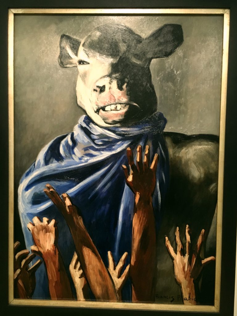 Francis Picabia's "Adoration of the Cow" from the Pompidou Center. I'm sure there's deep meaning here...